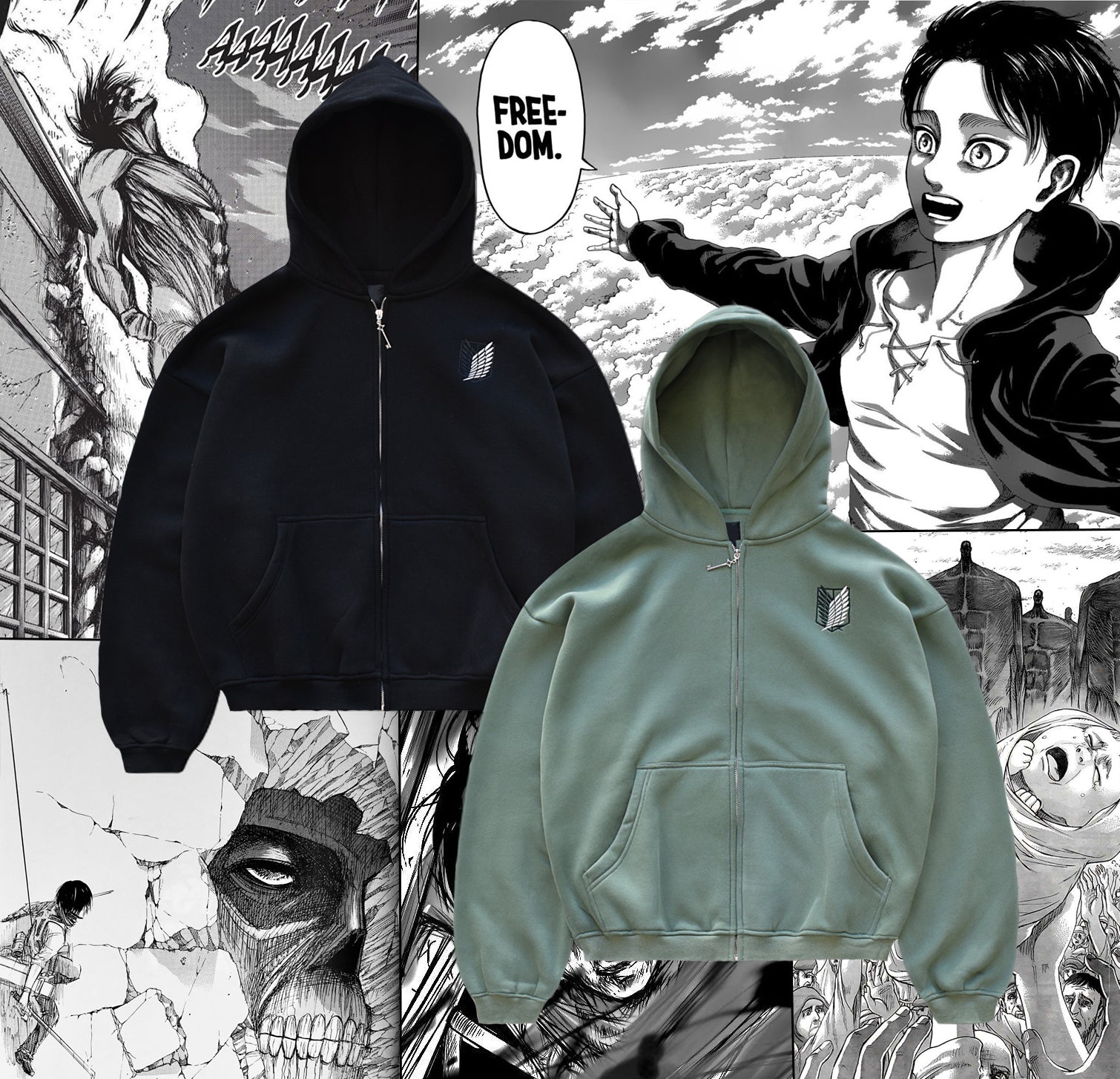 Attack on Titan – Wings Of Freedom Hoodie
