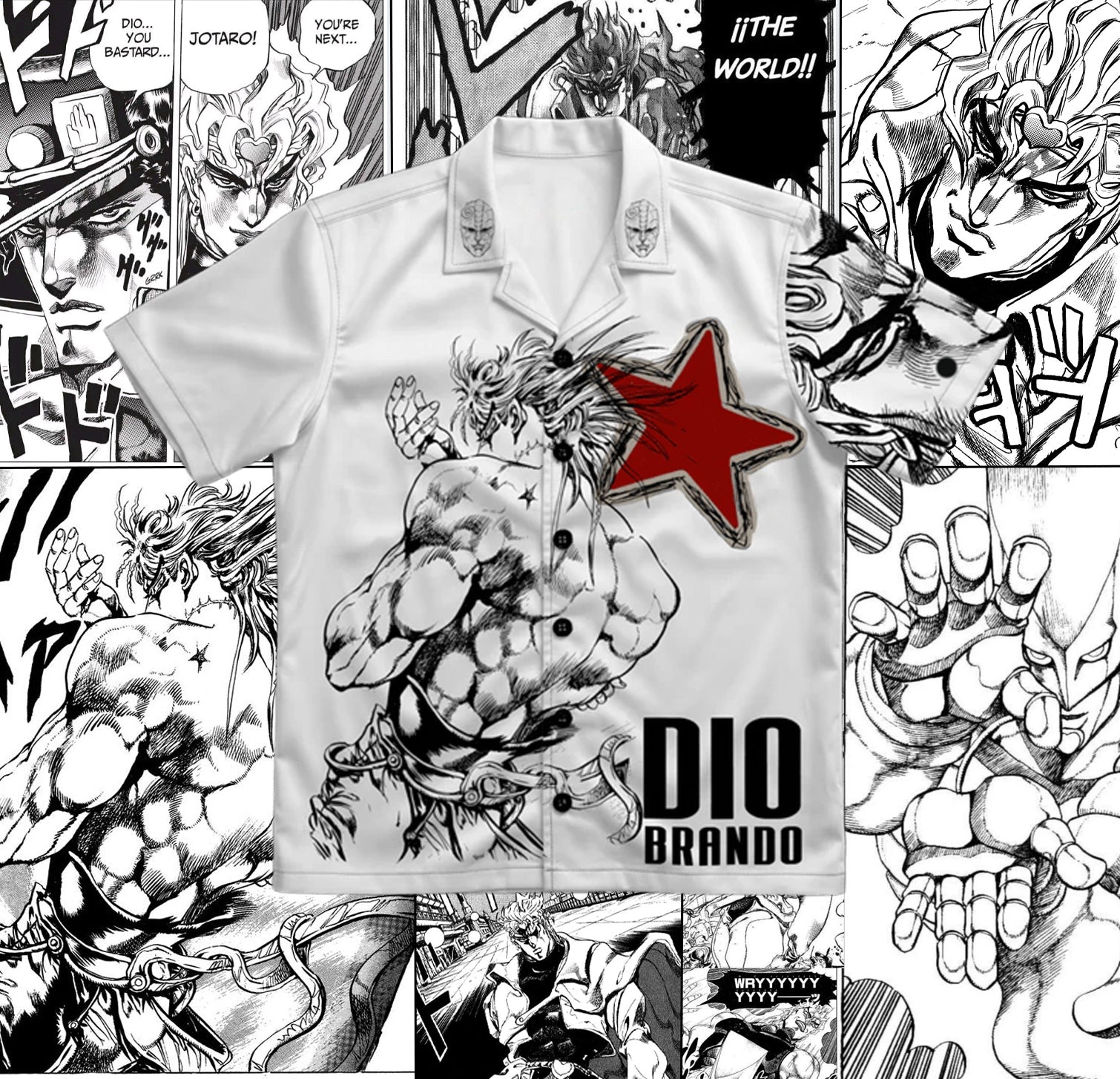JoJo's Bizarre Adventure - Dio Brando Button-up
