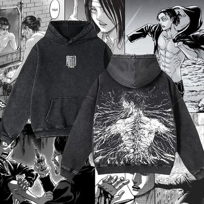 Attack on Titan - Eren Back Hoodie