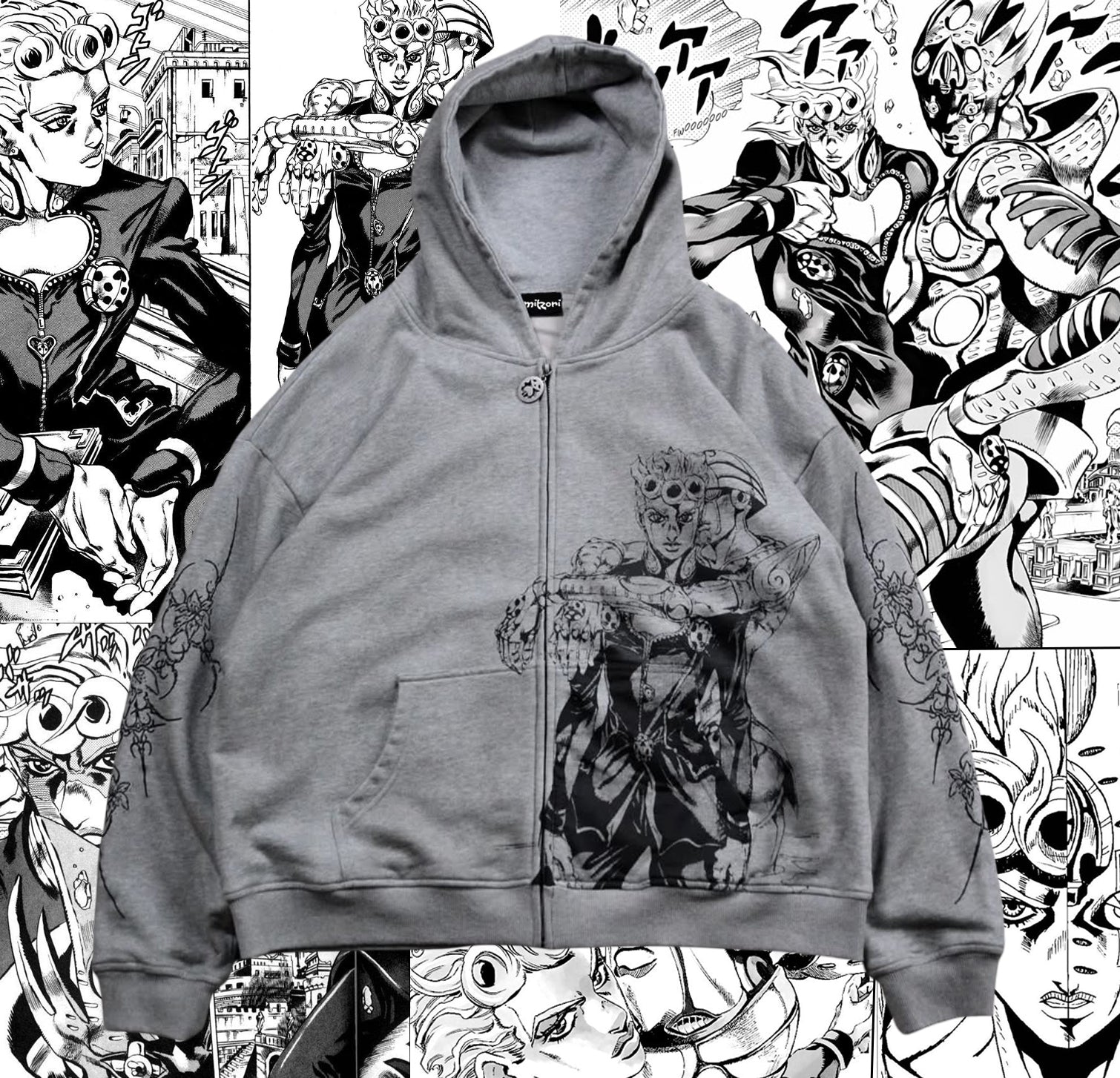 JoJo's Bizarre Adventure - Giorno Zip Up Hoodie