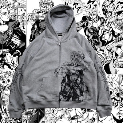 JoJo's Bizarre Adventure - Giorno Zip Up Hoodie