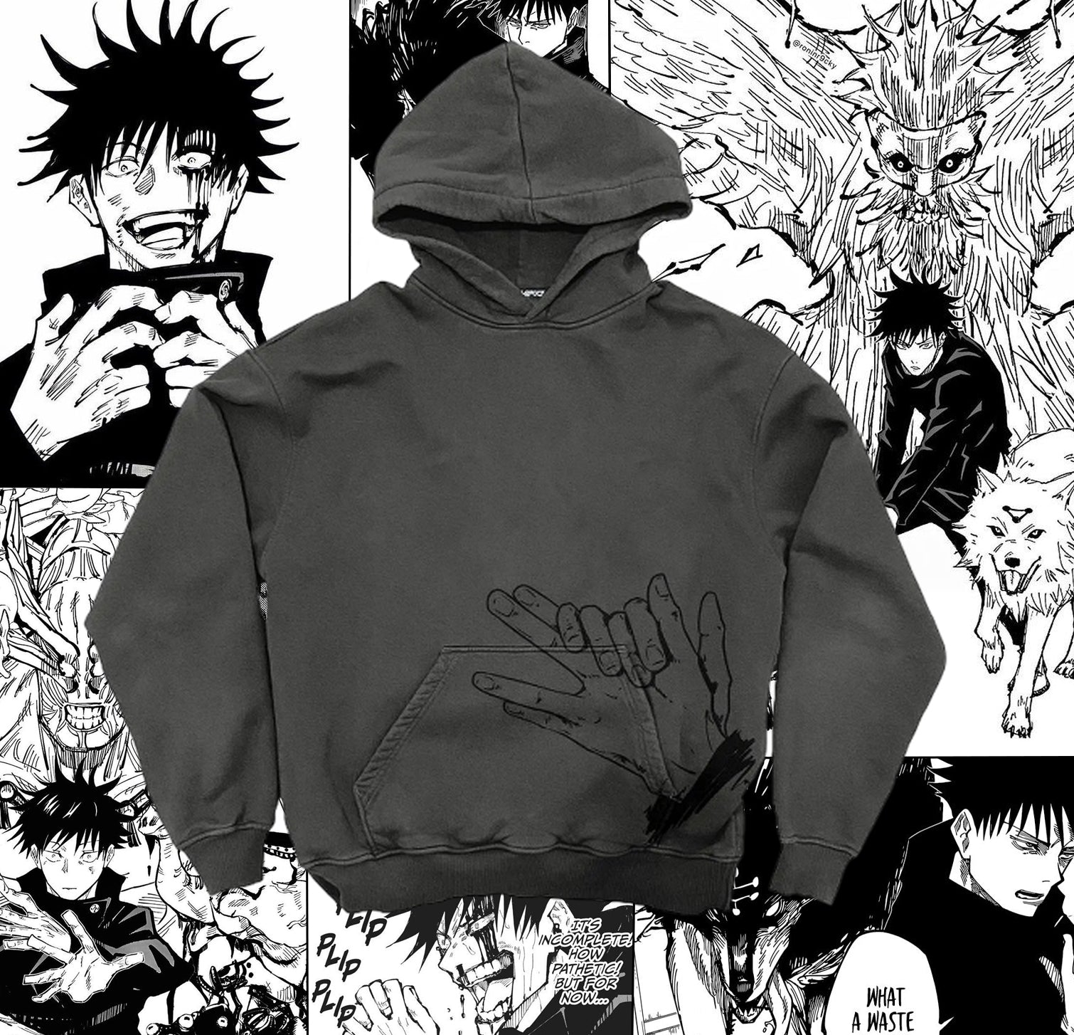Jujutsu Kaisen - Megumi Wolfs Hoodie