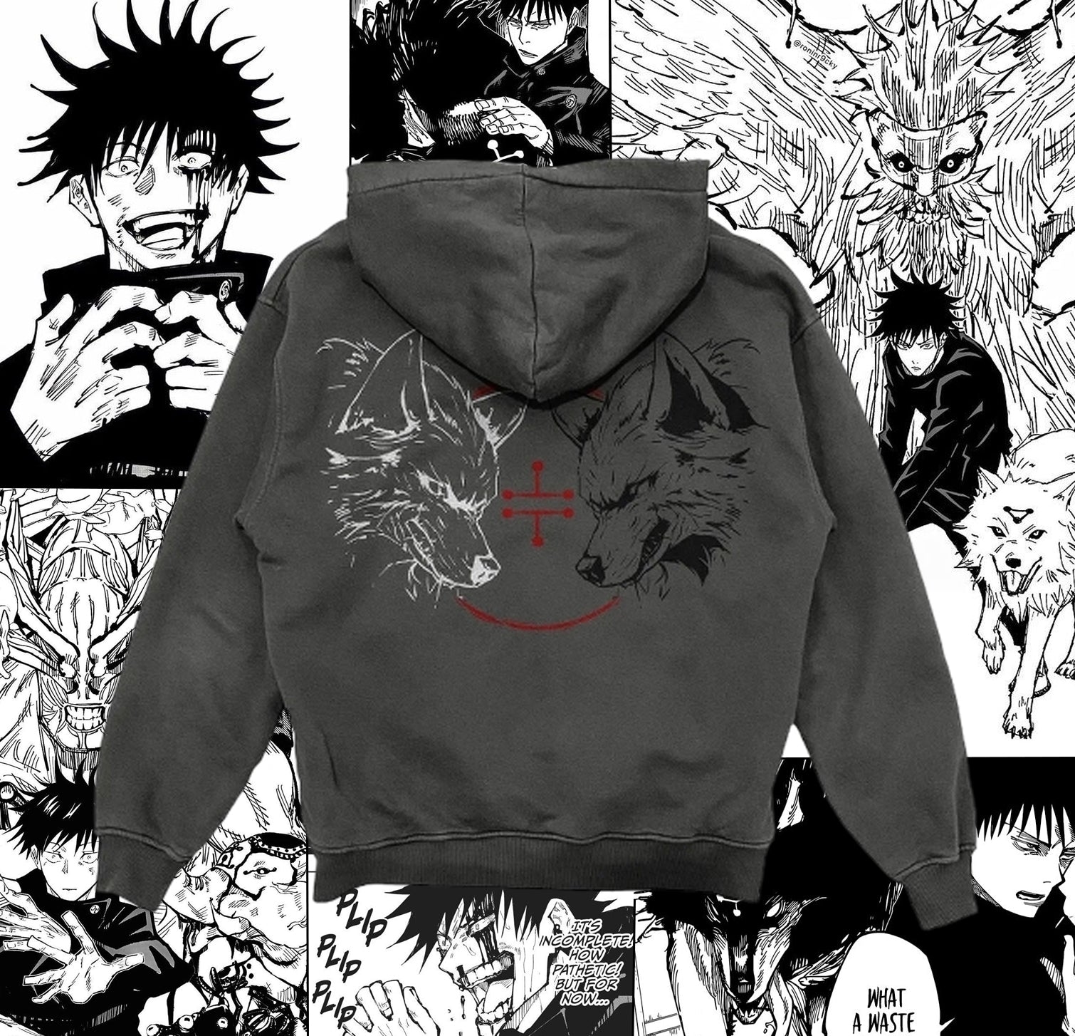 Jujutsu Kaisen - Megumi Wolfs Hoodie