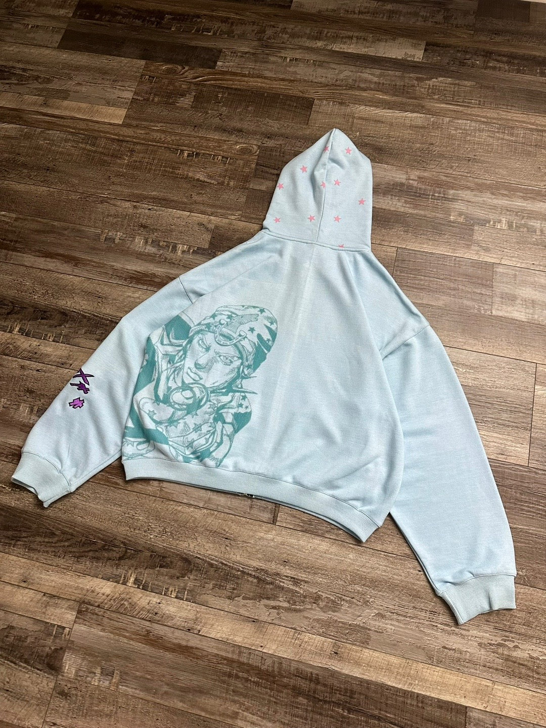 JoJo's Bizarre Adventure - Johnny Joestar Zip-Up Hoodie