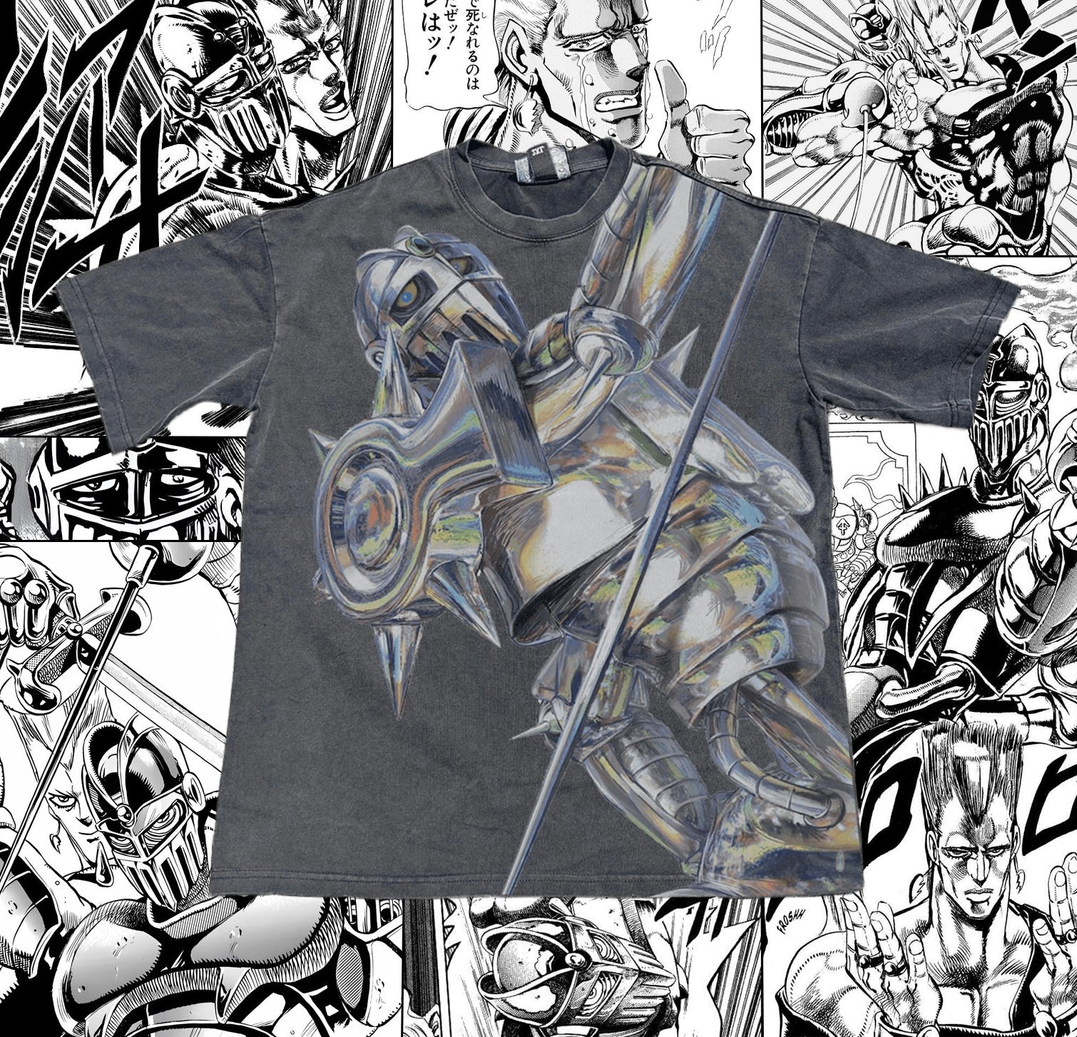 JoJo's Bizarre Adventure - Silver Chariot T-Shirt
