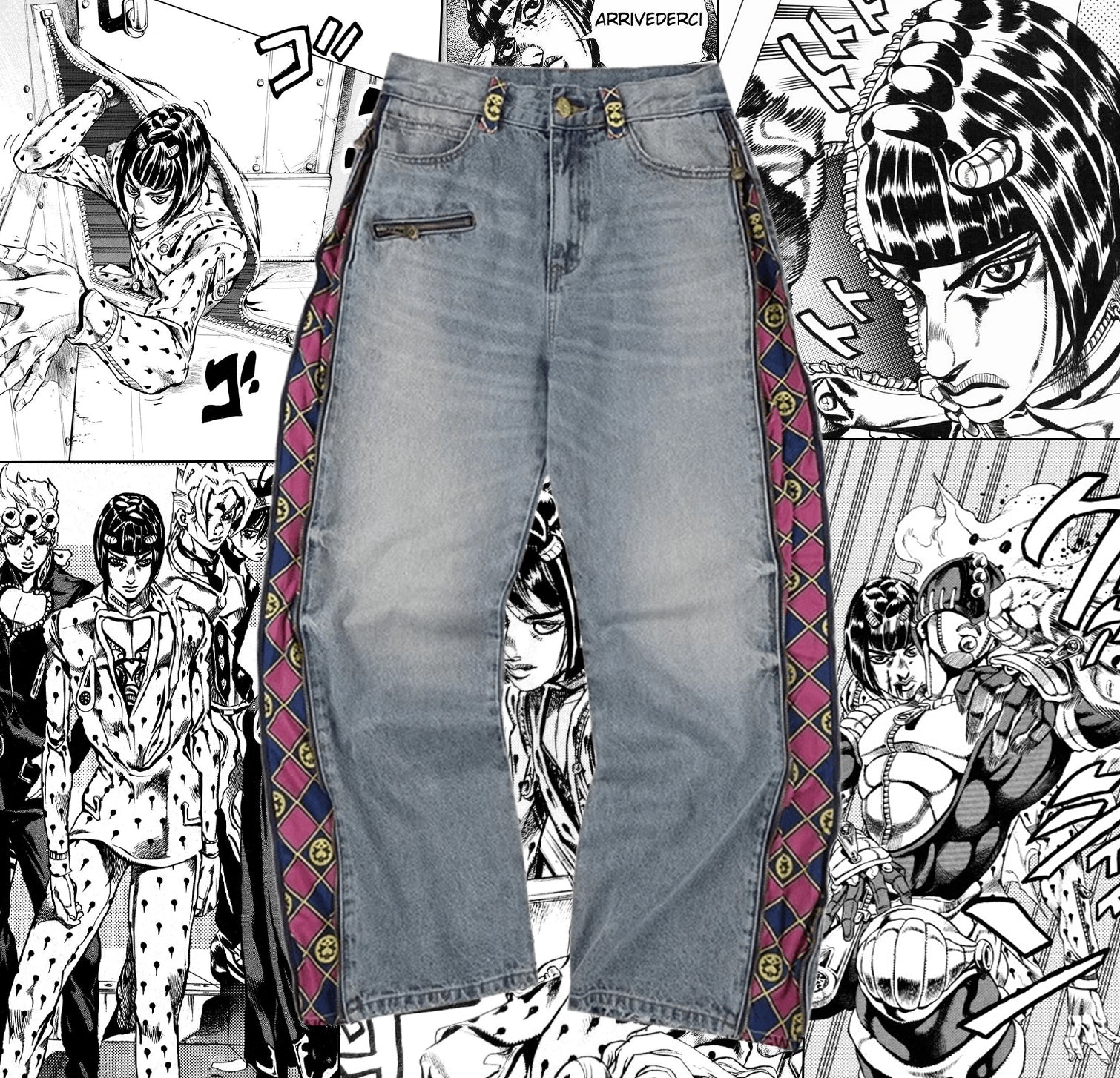 JoJo's Bizarre Adventure - Sticky Fingers Jeans