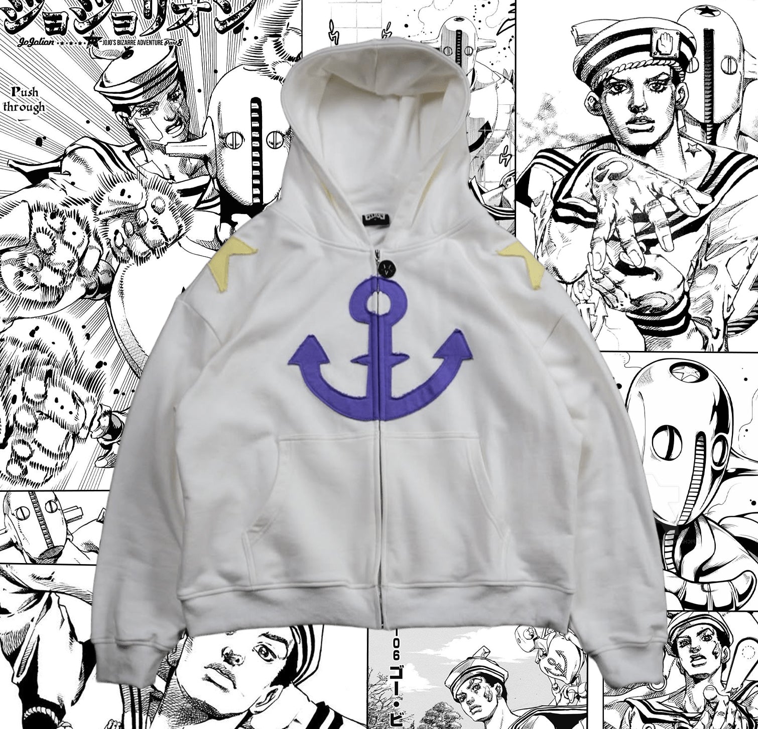 JoJo's Bizarre Adventure - Soft & Wet Zip Up Hoodie