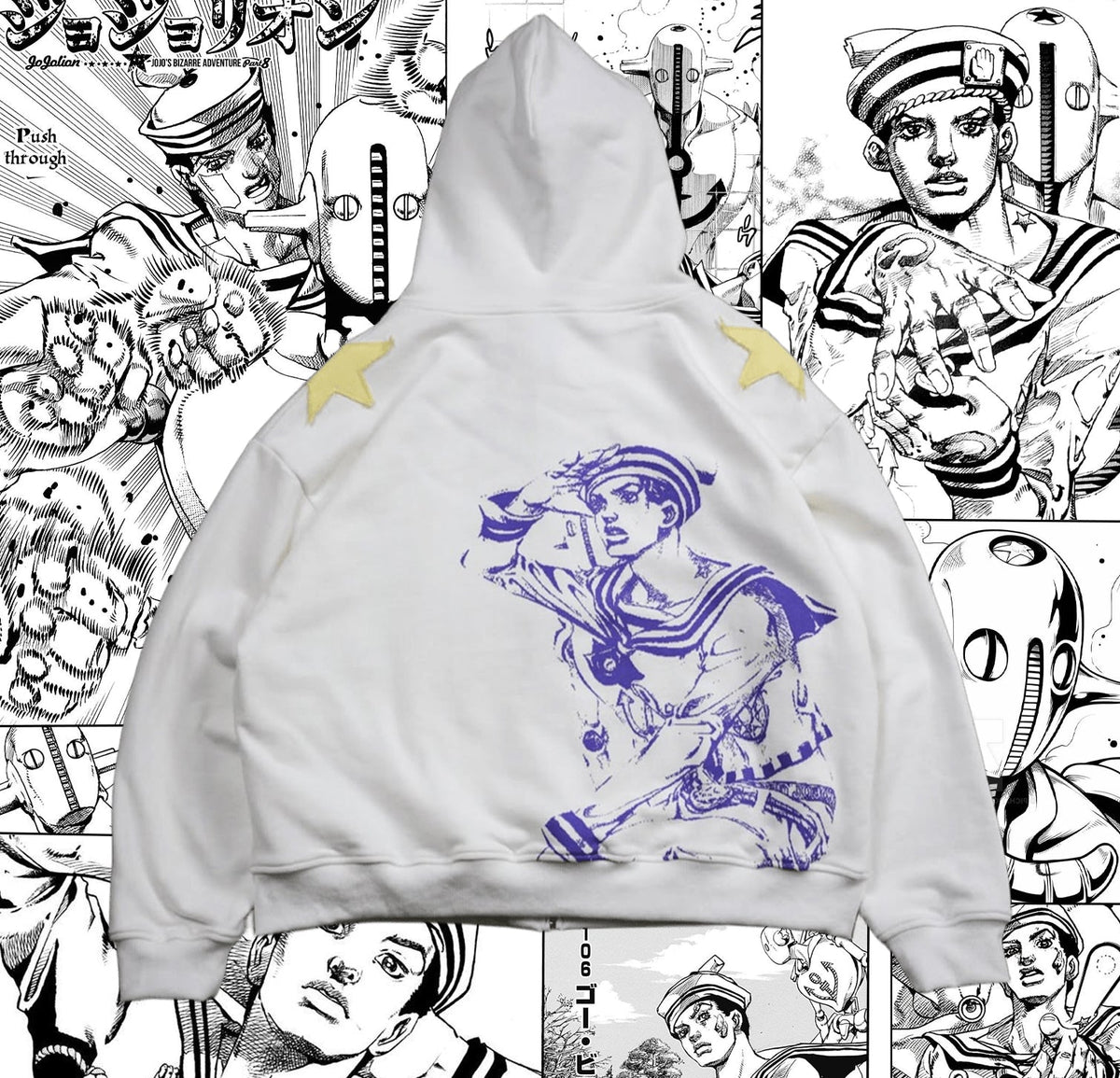 JoJo's Bizarre Adventure - Soft & Wet Zip Up Hoodie