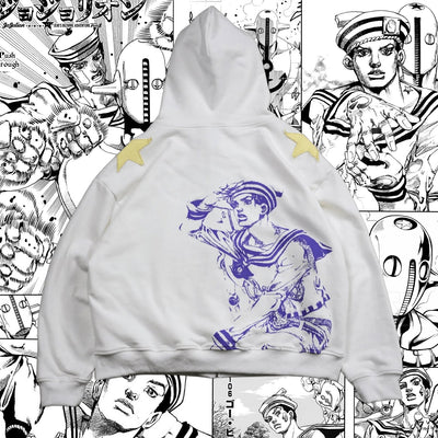 JoJo's Bizarre Adventure - Soft & Wet Zip Up Hoodie