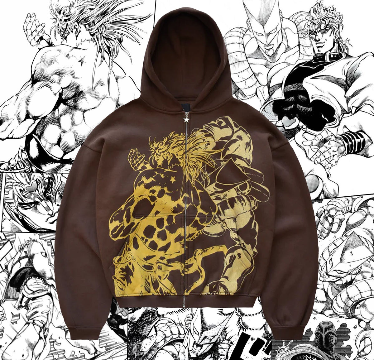 JoJo's Bizarre Adventure - The world Zip Up Hoodie