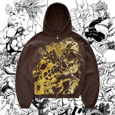 JoJo's Bizarre Adventure - The world Zip Up Hoodie